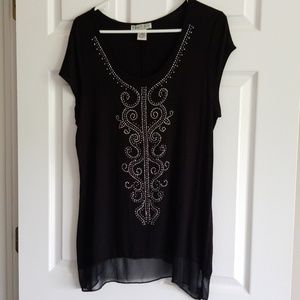 Soft sequins top